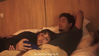 My Stepbrother And I Watch A Movie Together And He Plays With My Mouth